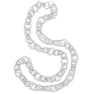 Lot 164 - Long White Gold 'Hawaii' Chain Necklace, Buccellati