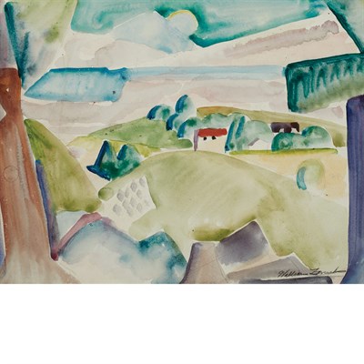 Lot 87 - William Zorach American, 1887-1966 A View...