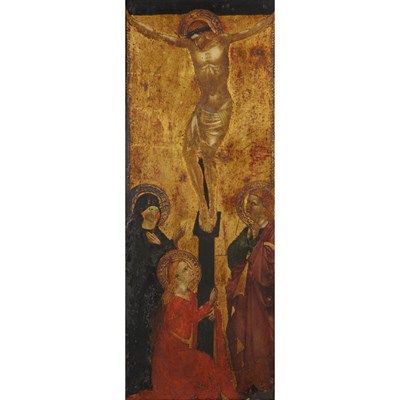 Lot 1 - Manner of Spinello Aretino The Crucifixion...