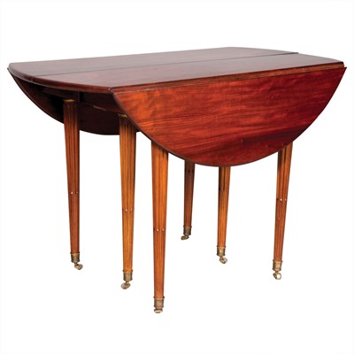 Lot 220 - Louis XVI Style Mahogany Extension Dining...