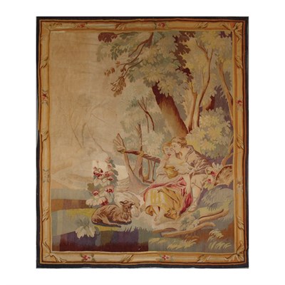 Lot 478 - Aubusson Tapestry France, 19th century...