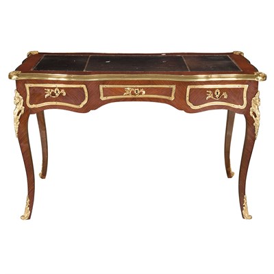 Lot 479 - Louis XV Style Gilt-Metal Mounted Mahogany...