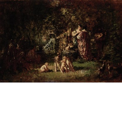 Lot 54 - Attributed to Adolphe Joseph Thomas Monticelli...