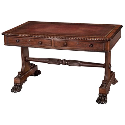 Lot 602 - George IV Rosewood Writing Table In the manner...
