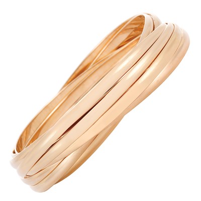 Lot 228 - Rose Gold 'Calife' Bangle Bracelet, Tiffany & Co., Paloma Picasso