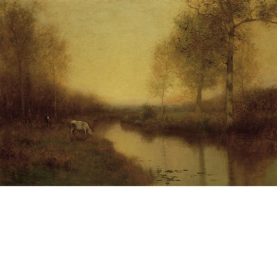Lot 68 - Bruce Crane American, 1857-1937 Autumn Haze...