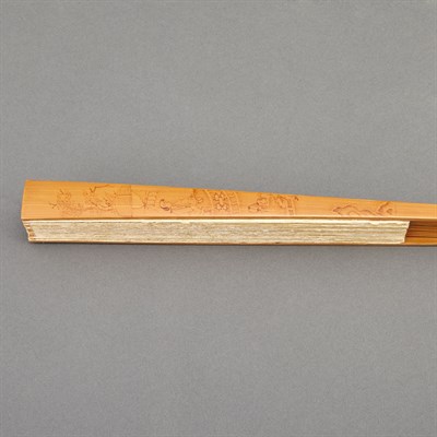 Lot 382 - Xu Hao Qing Dynasty Fan painting Fisherman and...