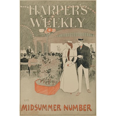 Lot 121 - Edward Penfield HARPER'S FEBRUARY; HARPER'S...