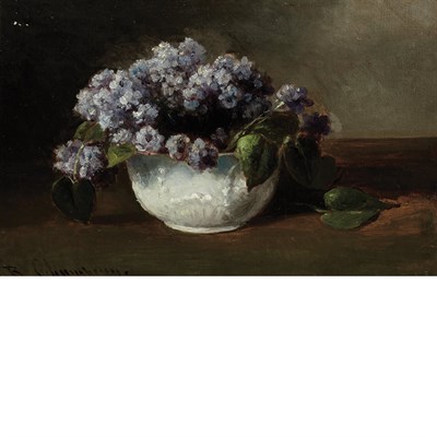 Lot 5 - Benjamin Champney American, 1817-1907 Still...
