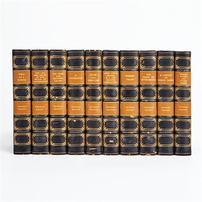Lot 383 - [FINE BINDINGS] HARDY, THOMAS. Works. New York:...