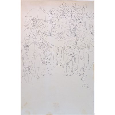 Lot 51 - Alfredo Zalce Mexican, 1908-2003 New Arrival,...