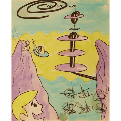 Lot 100 - Kenny Scharf American, b. 1958 Untitled...