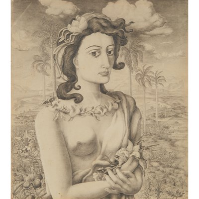 Lot 51 - Luis Martínez Pedro Cuban, 1910-1990 Woman...