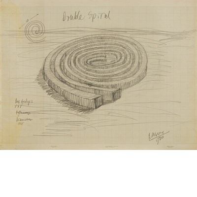 Lot 82 - Robert Morris American, b. 1931 Double Spiral,...