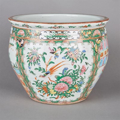 Lot 238 - Chinese Export Porcelain Famille Rose Punch...