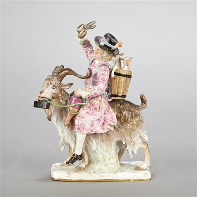 Lot 524 - Meissen Porcelain Figure of The Welsh Tailor...