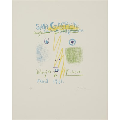 Lot 134 - Pablo Picasso SALA GASPAR (B. 1018) Color...
