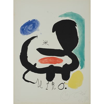 Lot 101 - Joan Miró SALA PELAIRES (M. 684) Color...