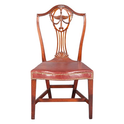 Lot 137 - Federal Mahogany Side Chair Rhode Island,...