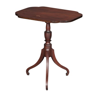 Lot 138 - Federal Mahogany Tripod Stand Early 19th...
