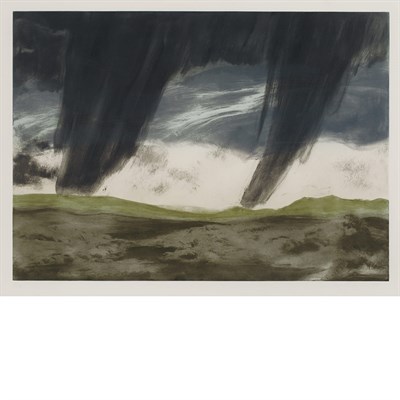 Lot 56 - April Gornik (b. 1953) RAIN AND DUST Color...