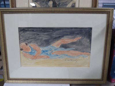 Lot 105 - Abraham Walkowitz American, 1918-1965 (i)...