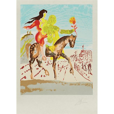 Lot 39 - Salvador Dali NEW JERUSALEM: THE MESSIAH; THE...