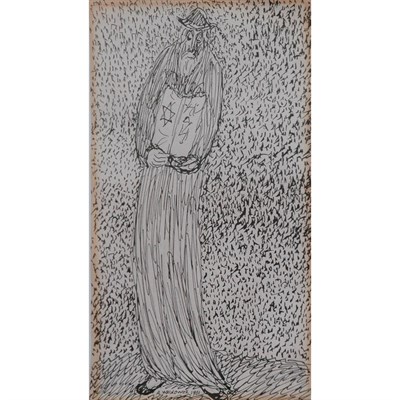 Lot 107 - Abraham Walkowitz American, 1878-1965 Rabbi,...