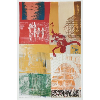 Lot 163 - Robert Rauschenberg HABITAT Color lithograph,...