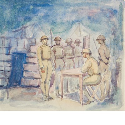 Lot 15 - Dox Thrash American, 1893-1965 At the Front...