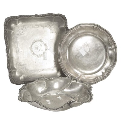 Lot 522 - Three Italian Silver Table Articles 19th/20th...