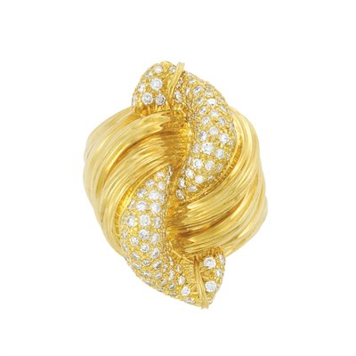 Lot 238 - Gold and Diamond Ring, Henry Dunay