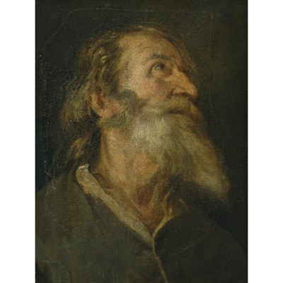 Lot 42 - Italian School 17th Century Head of an Old Man...