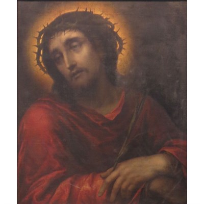 Lot 24 - Circle of Carlo Dolci Ecce Homo Oil on canvas...