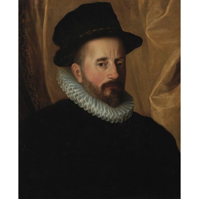 Lot 1 - Circle of Giovanni Battista Moroni Portrait of...