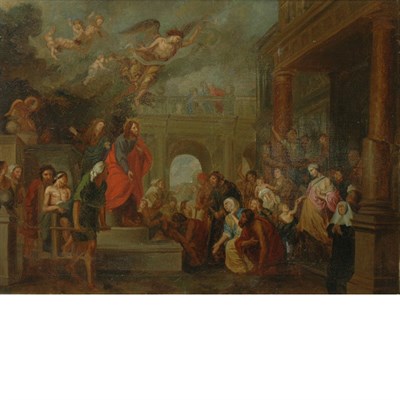 Lot 65 - Manner of Corrado Giaquinto Christ at the Pool...