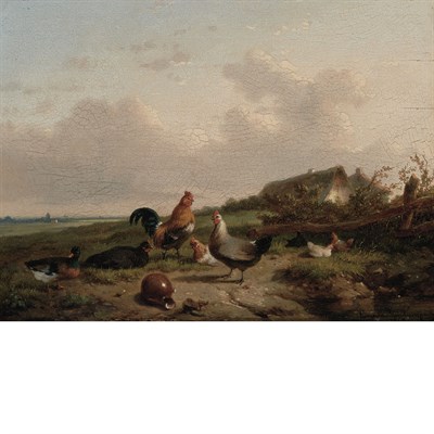 Lot 45 - Cornelis van Leemputten Belgian, 1841-1902...