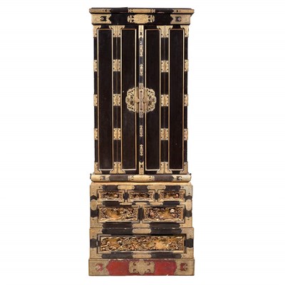 Lot 26 - Japanese Lacquered and Giltwood Shrine Edo...