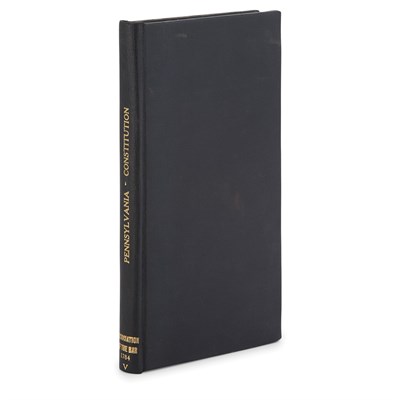 Lot 128 - [PENNSYLVANIA] The Constitution of the...