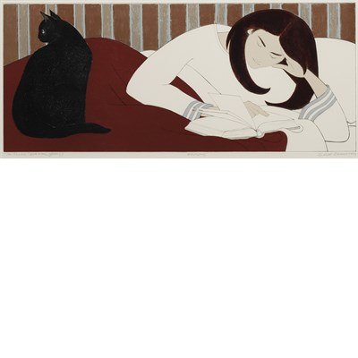 Lot 6 - Will Barnet (1911-2012) THE READER (ONA WHEN...