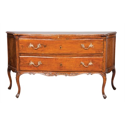 Lot 370 - Italian Provincial Walnut Commode Height 35...