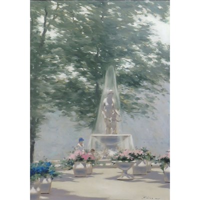 Lot 43 - Andre Gisson American, 1921-2003 Fountain in...