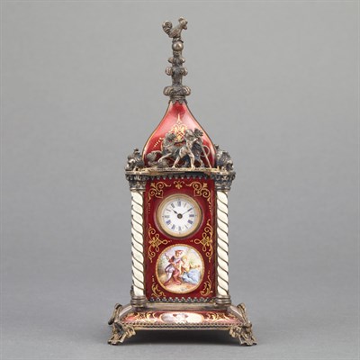 Lot 541 - French Renaissance Style Enameled Metal...