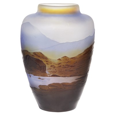 Lot 362 - Galle Acid Etched Cameo Glass Vase Circa 1900...
