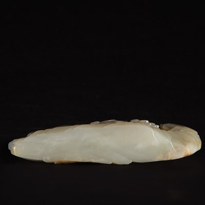 Lot 213 - Chinese Celadon Jade Boulder Qing Dynasty...