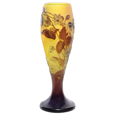 Lot 353 - Galle Acid Etched Cameo Glass Vase Circa 1900...