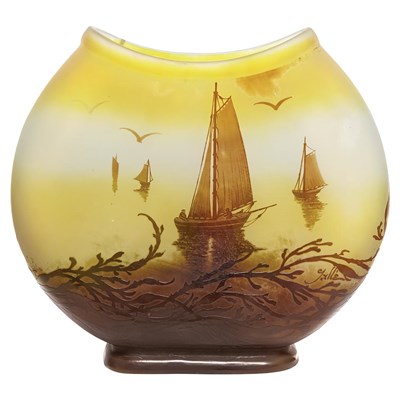 Lot 368 - Galle Acid Etched Cameo Glass Vase Circa 1900...
