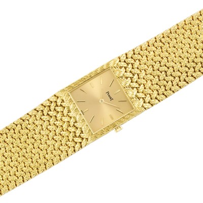 Lot 136 - Gentleman's Gold Wristwatch, Piaget
