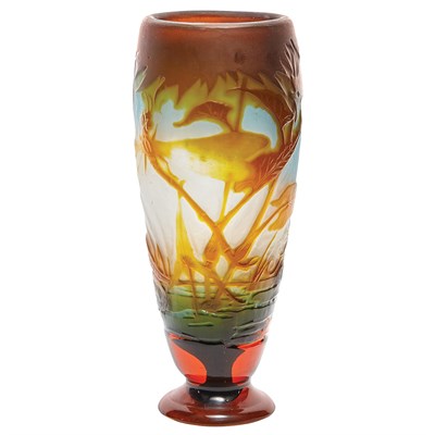 Lot 376 - Galle Acid Etched and Fire Polished Cameo...