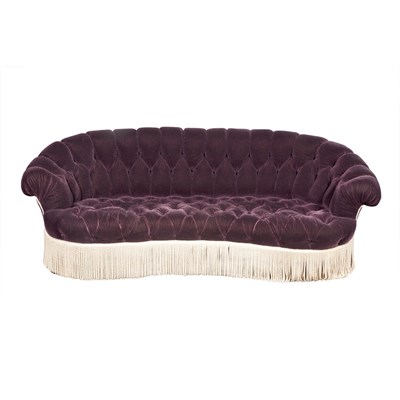 Lot 211 - Tufted Upholstered Sofa Length 7 feet.